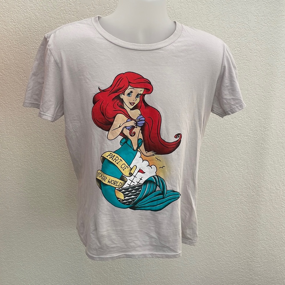 Disney Mens Ariel’s Tattoo Shirt
